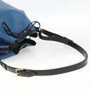 LOUIS VUITTON Epi Petit Noe Shoulder Bag Bicolor Black Blue M44152 Auth ka3051-7