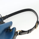 LOUIS VUITTON Epi Petit Noe Shoulder Bag Bicolor Black Blue M44152 Auth ka3051-8