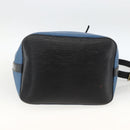 LOUIS VUITTON Epi Petit Noe Shoulder Bag Bicolor Black Blue M44152 Auth ka3051-5