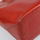 LOUIS VUITTON Monogram Vernis Reade PM Hand Bag Red Rouge M91088 LV Auth ka3053-16