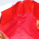 LOUIS VUITTON Monogram Vernis Reade PM Hand Bag Red Rouge M91088 LV Auth ka3053-20