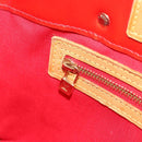 LOUIS VUITTON Monogram Vernis Reade PM Hand Bag Red Rouge M91088 LV Auth ka3053-21