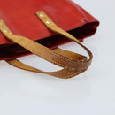 LOUIS VUITTON Monogram Vernis Reade PM Hand Bag Red Rouge M91088 LV Auth ka3053-7