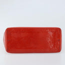LOUIS VUITTON Monogram Vernis Reade PM Hand Bag Red Rouge M91088 LV Auth ka3053-5