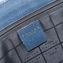 CELINE Shoulder Bag Leather Navy Gold Auth ka3054-18