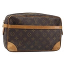 LOUIS VUITTON Monogram Compiegne 28 Clutch Tasche M51845 LV Auth ka3057-1