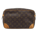 LOUIS VUITTON Monogram Compiegne 28 Clutch Tasche M51845 LV Auth ka3057-3