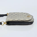 GUCCI GG Supreme Shoulder Bag PVC Navy Gold Auth ka3065-5