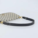 GUCCI GG Supreme Shoulder Bag PVC Navy Gold Auth ka3065-7