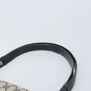 GUCCI GG Supreme Shoulder Bag PVC Navy Gold Auth ka3065-8