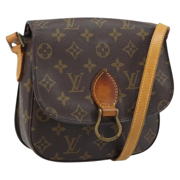 LOUIS VUITTON Monogram Saint Cloud MM Umhängetasche M51243 LV Auth ka3066