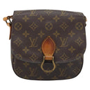 LOUIS VUITTON Monogram Saint Cloud MM Umhängetasche M51243 LV Auth ka3066-13