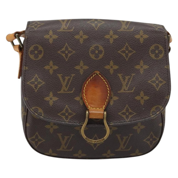 LOUIS VUITTON Monogram Saint Cloud MM Umhängetasche M51243 LV Auth ka3066