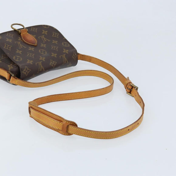 LOUIS VUITTON Monogram Saint Cloud MM Umhängetasche M51243 LV Auth ka3066