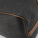 Christian Dior Handtasche Wabenmuster Canvas PVC Schwarz Gold Auth ka3068A-13