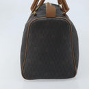 Christian Dior Handtasche Wabenmuster Canvas PVC Schwarz Gold Auth ka3068A-5