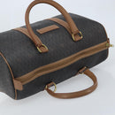 Christian Dior Handtasche Wabenmuster Canvas PVC Schwarz Gold Auth ka3068A-6