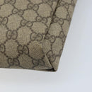 GUCCI GG Supreme Shoulder Bag PVC Gold Beige 223666 Auth ka3073A-12