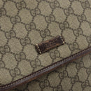 GUCCI GG Supreme Shoulder Bag PVC Gold Beige 223666 Auth ka3073A-14