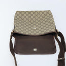 GUCCI GG Supreme Shoulder Bag PVC Gold Beige 223666 Auth ka3073A-15
