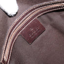 GUCCI GG Supreme Shoulder Bag PVC Gold Beige 223666 Auth ka3073A-16