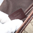 GUCCI GG Supreme Shoulder Bag PVC Gold Beige 223666 Auth ka3073A-21