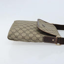 GUCCI GG Supreme Shoulder Bag PVC Gold Beige 223666 Auth ka3073A-4