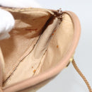 GUCCI Micro GG Canvas Shoulder Bag Beige Gold Auth ka3074-17