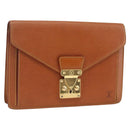 LOUIS VUITTON Epi Serie Dragonne Hand Bag Zipangu Gold M52618 LV Auth ka3076-1