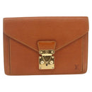 LOUIS VUITTON Epi Serie Dragonne Hand Bag Zipangu Gold M52618 LV Auth ka3076-13