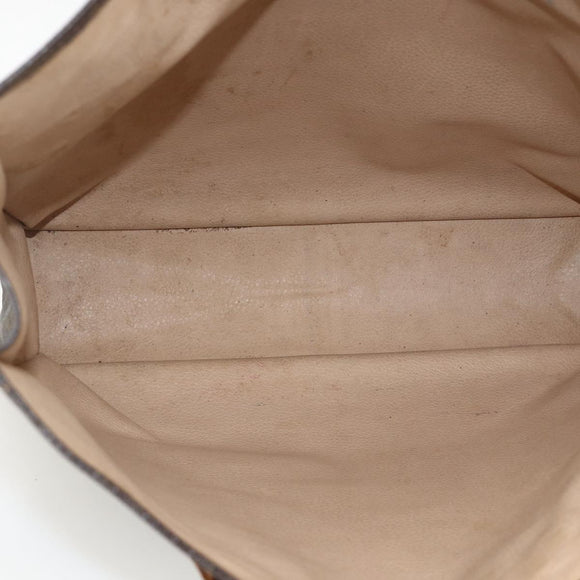 LOUIS VUITTON Monogram Sac Plat Handtasche M51140 LV Auth ka3078