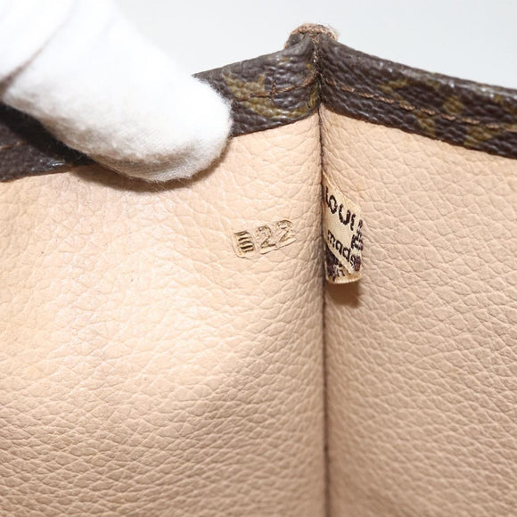 LOUIS VUITTON Monogram Sac Plat Handtasche M51140 LV Auth ka3078