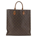 LOUIS VUITTON Monogram Sac Plat Handtasche M51140 LV Auth ka3078-3