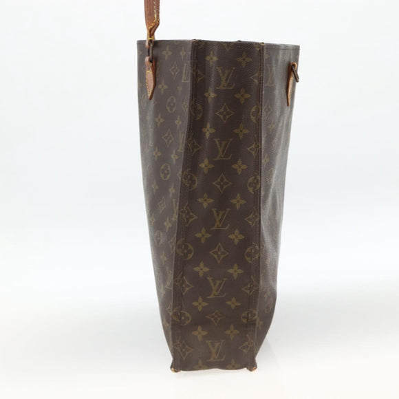 LOUIS VUITTON Monogram Sac Plat Handtasche M51140 LV Auth ka3078