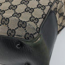 GUCCI GG Canvas Bamboo Hand Bag Beige 112530 Auth ka3079-10