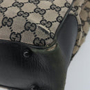 GUCCI GG Canvas Bamboo Hand Bag Beige 112530 Auth ka3079-12