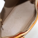 LOUIS VUITTON Monogram Vernis Houston Handtasche Beige M91004 LV Auth ka3081-11