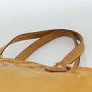 LOUIS VUITTON Monogram Vernis Houston Handtasche Beige M91004 LV Auth ka3081-8