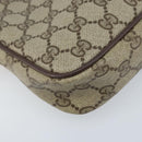 GUCCI GG Supreme Shoulder Bag PVC Beige Gold 97 02 068 Auth ka3083-11