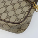 GUCCI GG Supreme Shoulder Bag PVC Beige Gold 97 02 068 Auth ka3083-12