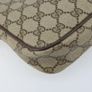 GUCCI GG Supreme Shoulder Bag PVC Beige Gold 97 02 068 Auth ka3083-13