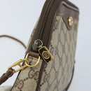 GUCCI GG Supreme Shoulder Bag PVC Beige Gold 97 02 068 Auth ka3083-15