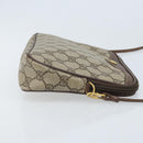 GUCCI GG Supreme Shoulder Bag PVC Beige Gold 97 02 068 Auth ka3083-4