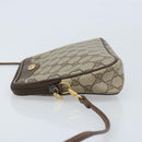 GUCCI GG Supreme Shoulder Bag PVC Beige Gold 97 02 068 Auth ka3083-5
