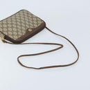 GUCCI GG Supreme Shoulder Bag PVC Beige Gold 97 02 068 Auth ka3083-7