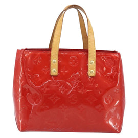 LOUIS VUITTON Monogram Vernis Reade PM Hand Bag Red Rouge M91088 LV Auth ka3087 - 0