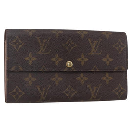LOUIS VUITTON Monogram Portefeuille Sarah Long Wallet M61734 LV Auth ka309