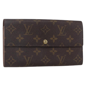 LOUIS VUITTON Monogram Portefeuille Sarah Long Wallet M61734 LV Auth ka309