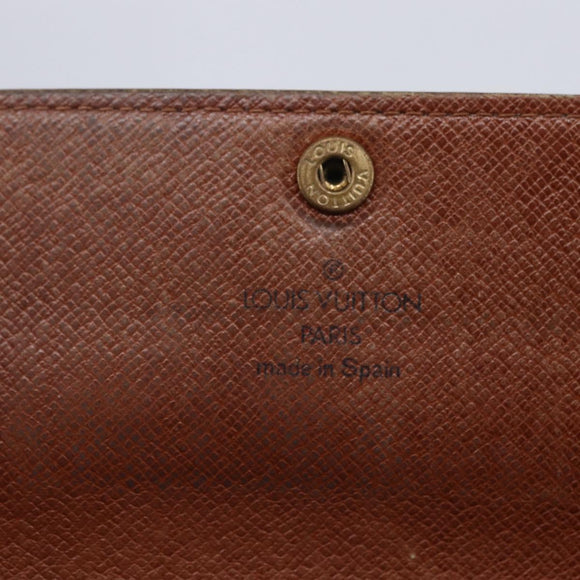 LOUIS VUITTON Monogram Portefeuille Sarah Long Wallet M61734 LV Auth ka309