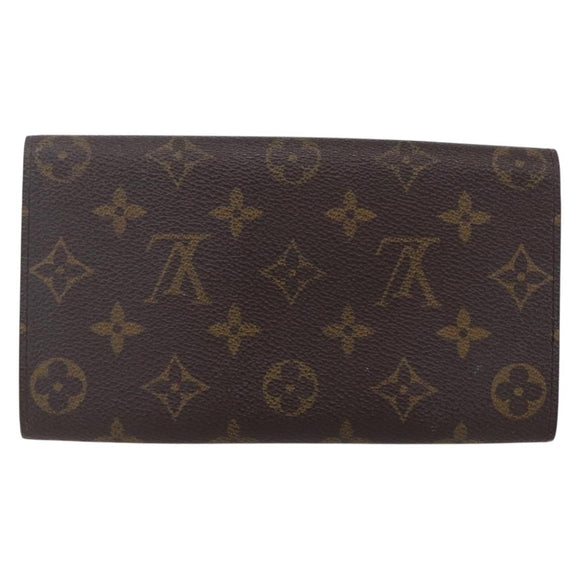 LOUIS VUITTON Monogram Portefeuille Sarah Long Wallet M61734 LV Auth ka309
